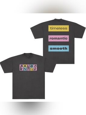 Cannons Afterglow Tour Black Short-Sleeve Tee size medium